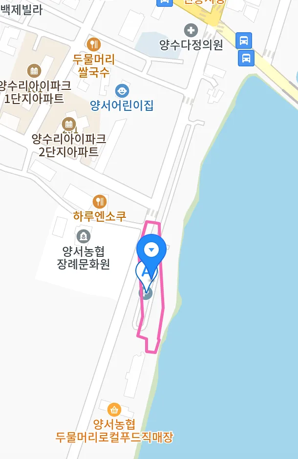 두물머리-1,2공영주차장-지도