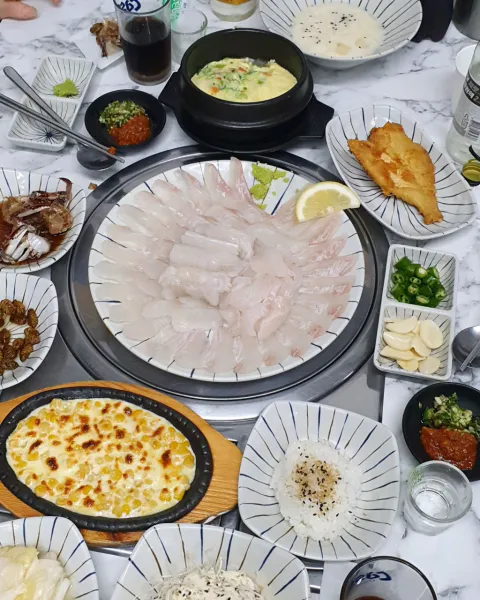 가격파괴 Why 불로회덕팝 회덮밥 매운탕 가자미구이