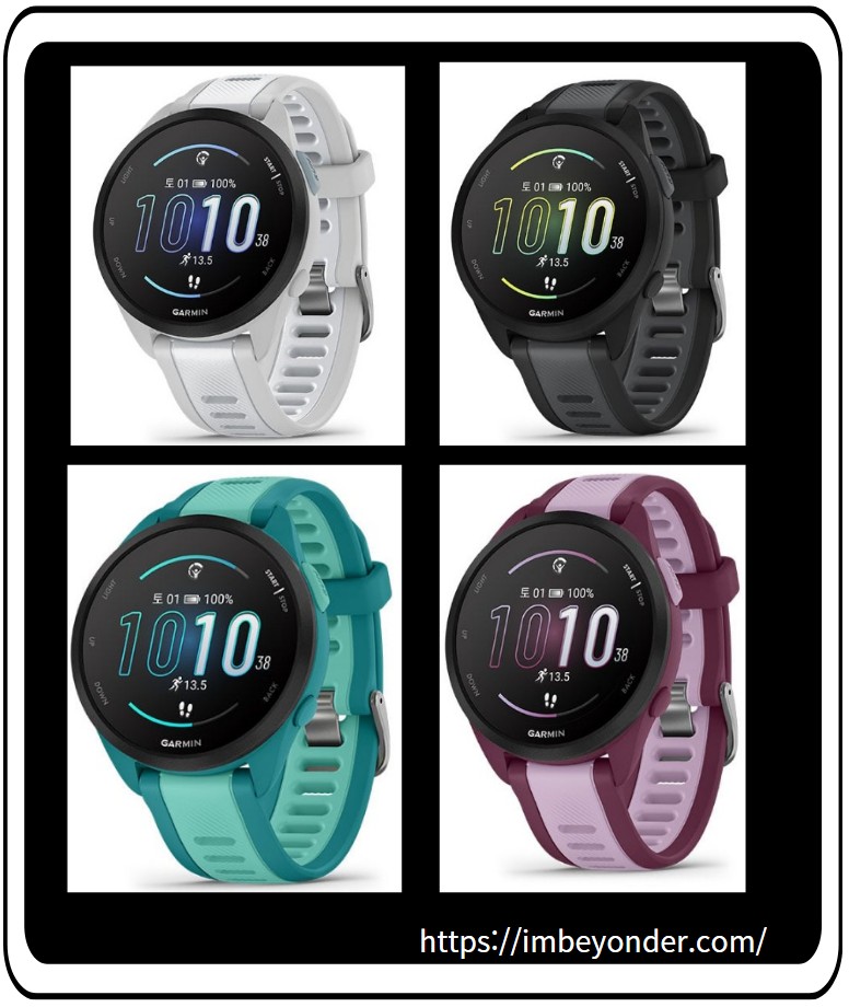 가민포러너 165 색상