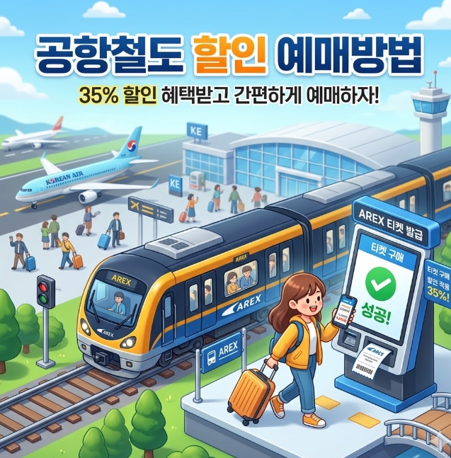 공항철도 할인 예매방법 총정리