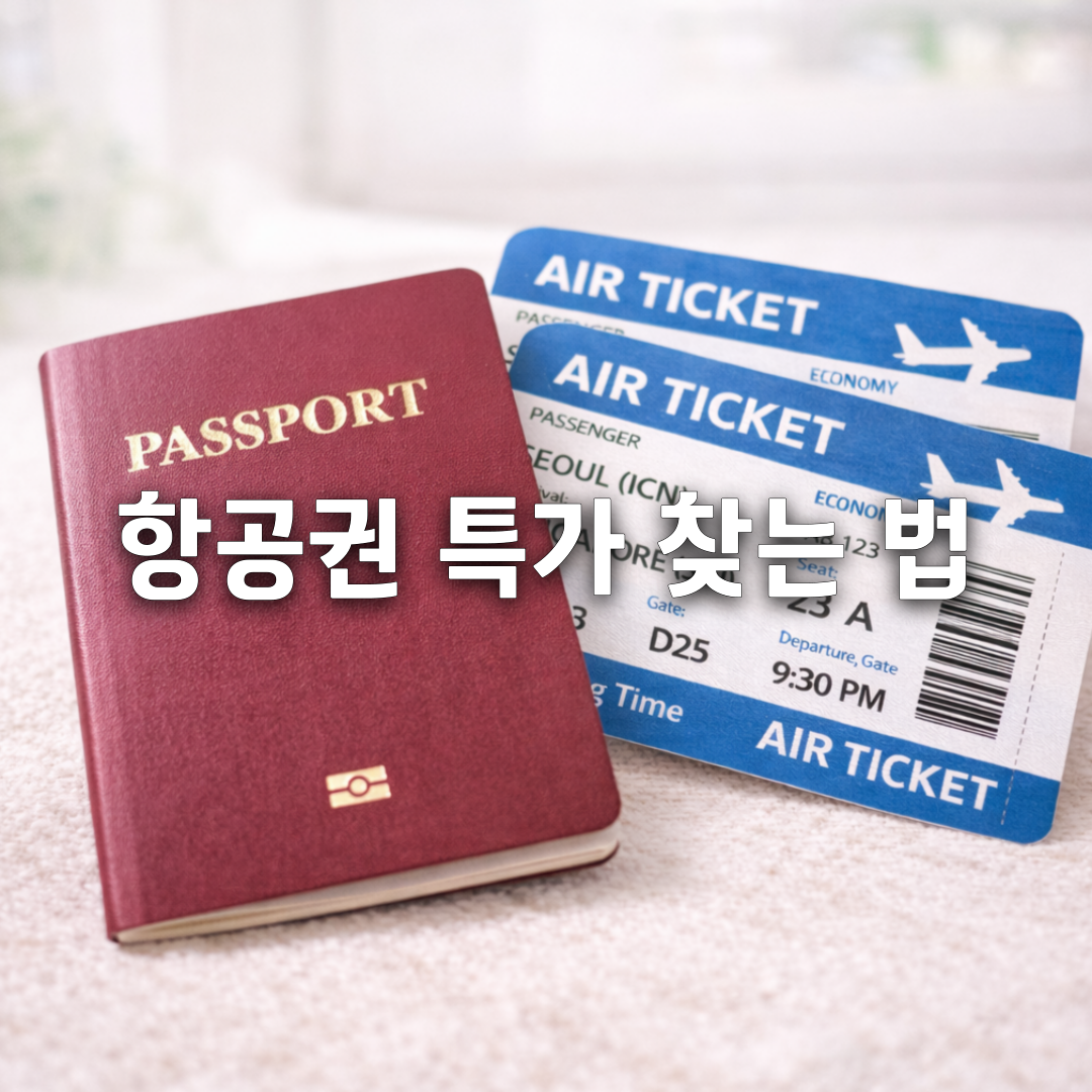 항공권 특가 찾는 방법✈️ 해외여행 항공권 할인 타이밍