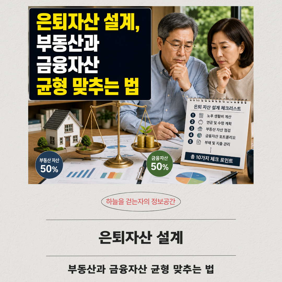 은퇴자산 설계, 부동산과 금융자산 균형 맞추는 법