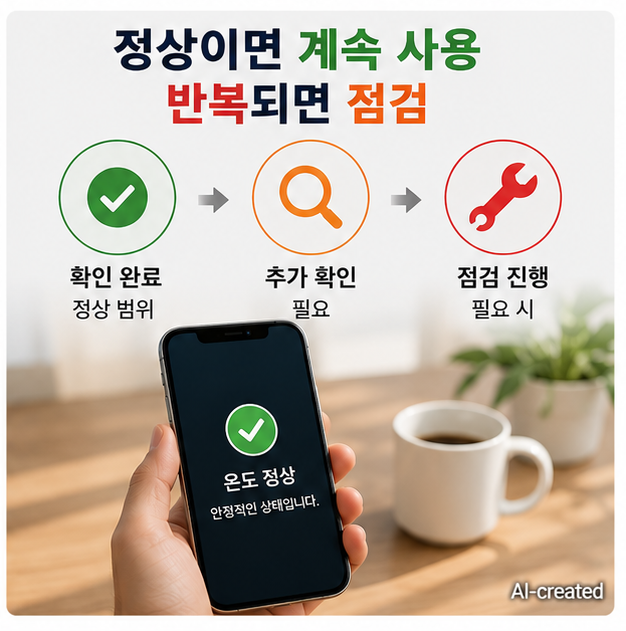 ios 26.5 overheating after update 상태에서 배터리와 설정을 확인하는 과정 이미지