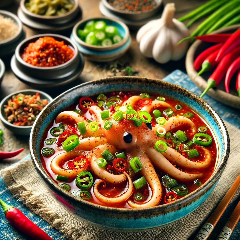 김장양념으로 만드는 오징어국 만들기