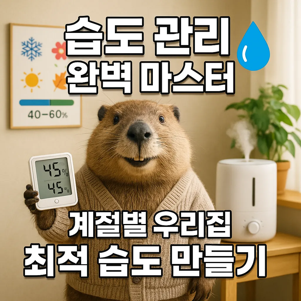 습도 관리 완벽 마스터 계절별 우리집 최적 습도 만들기