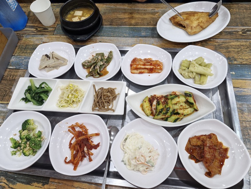 영주한우숯불갈비 반찬