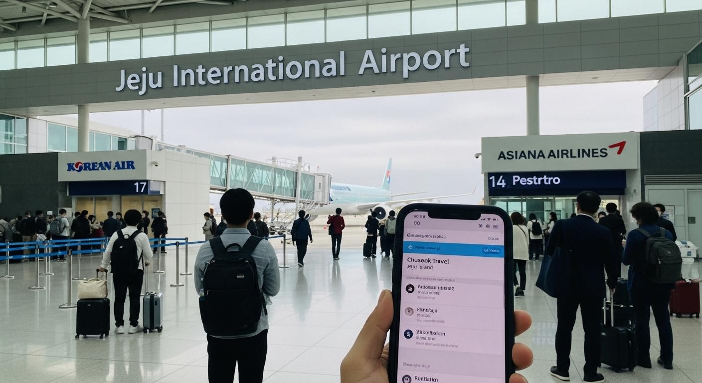 추석 제주도 항공권