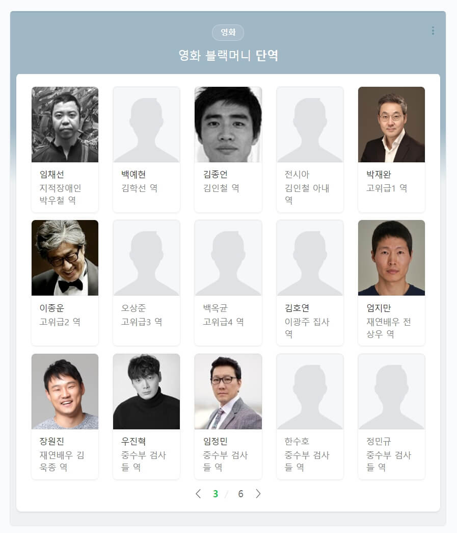 영화 블랙머니 출연자