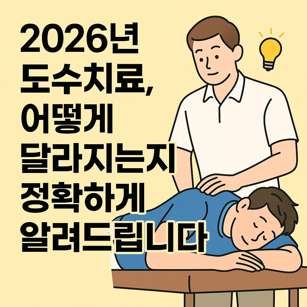 2026년 도수치료