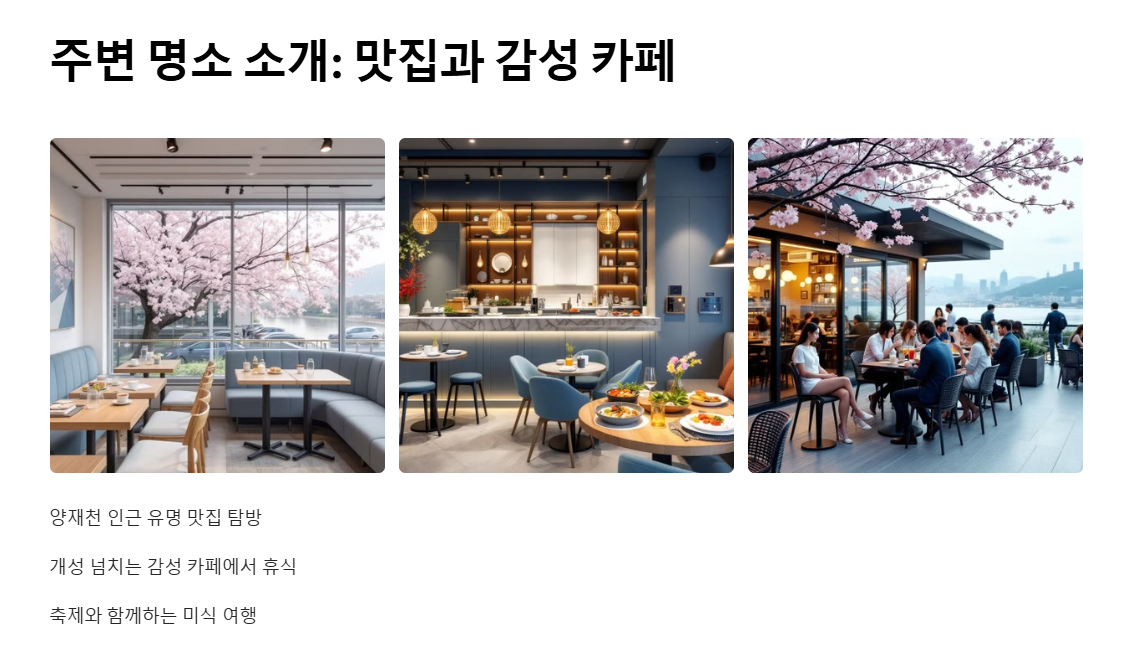 양재천 벚꽃 등(燈) 축제 명소 볼거리 꿀팁 총정리