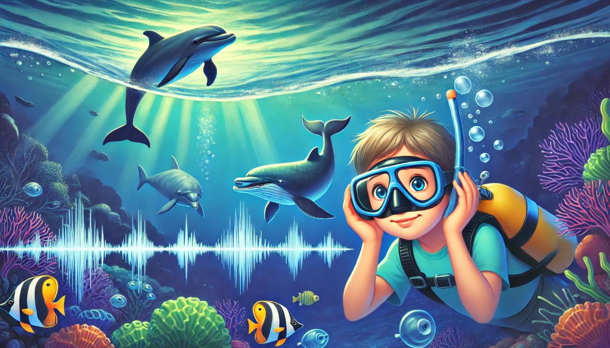 바다에선 소리가 다르게 들린다고?