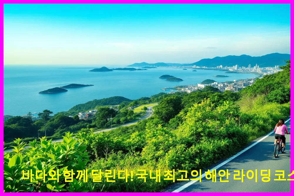 바다와 함께 달린다! 국내 최고의 해안 라이딩 코스