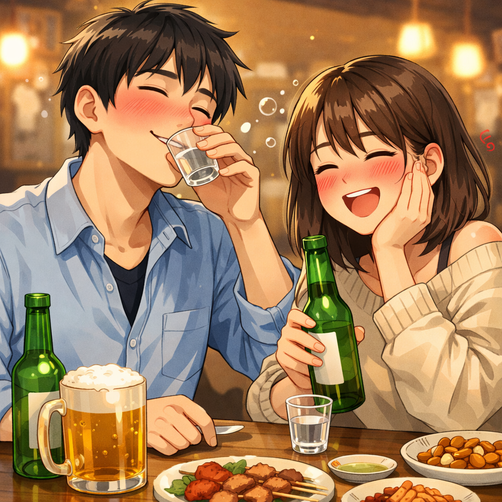 술 마시면 얼굴 빨개짐