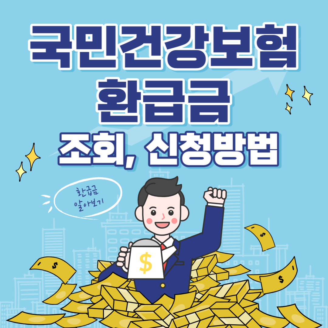 국민건강보험환급금 조회, 신청방법