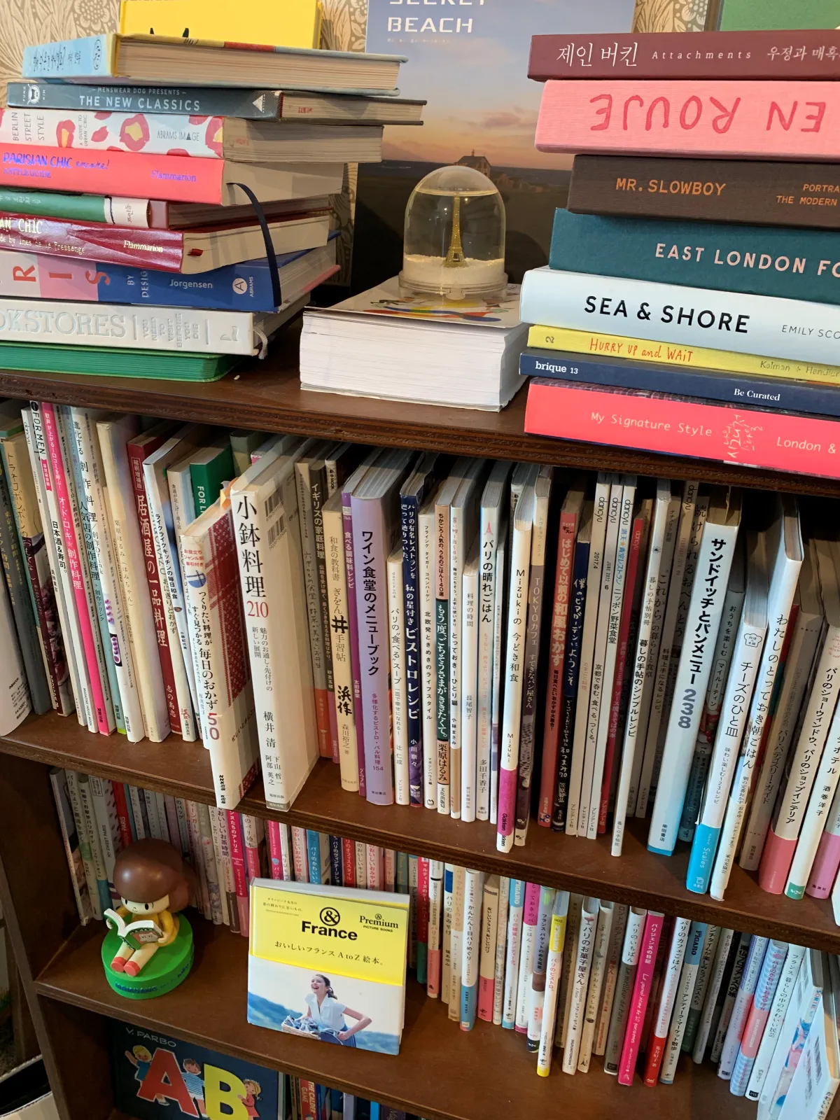 외국어-서적이-꽂혀있는-책장