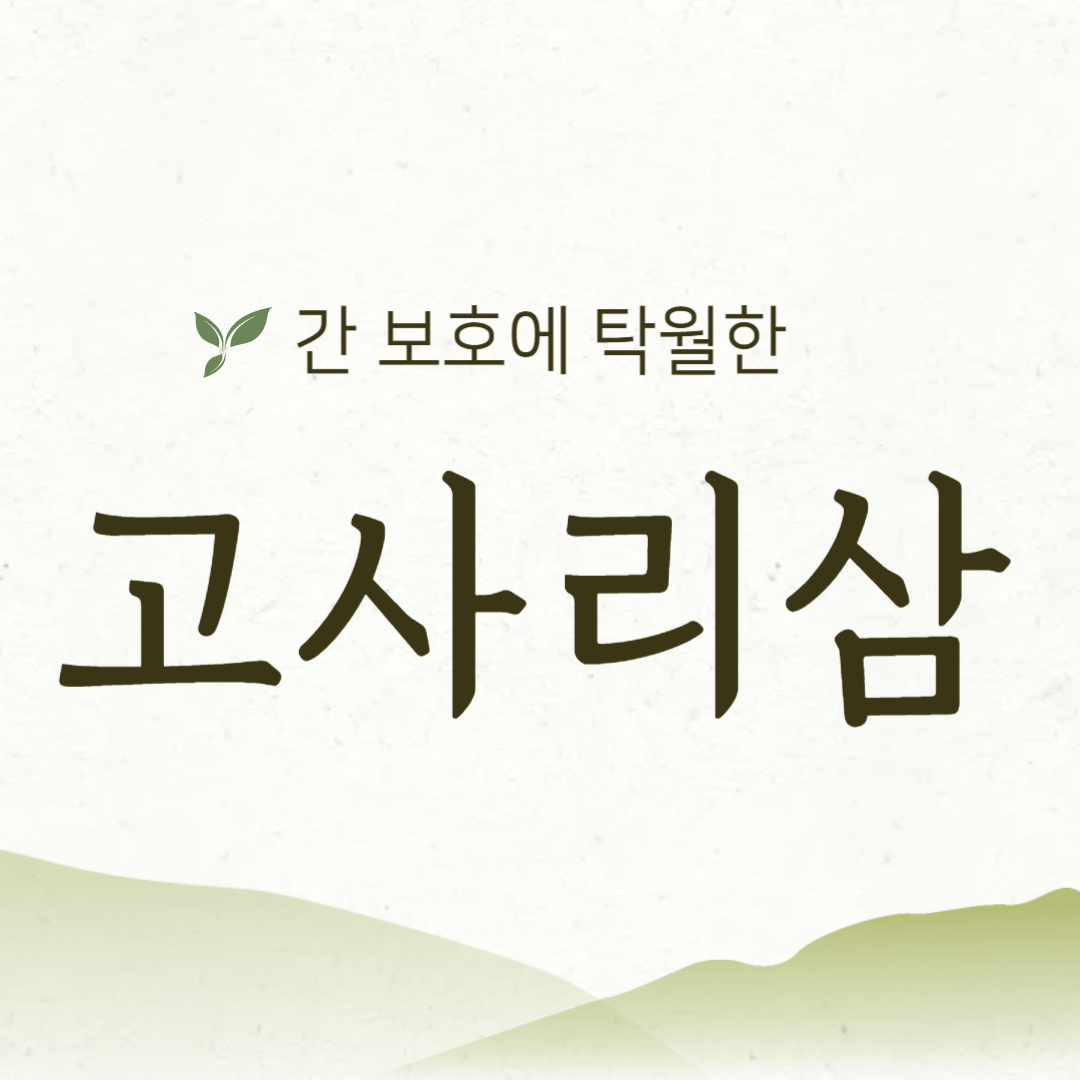 간 보호에 탁월한 고사리삼
