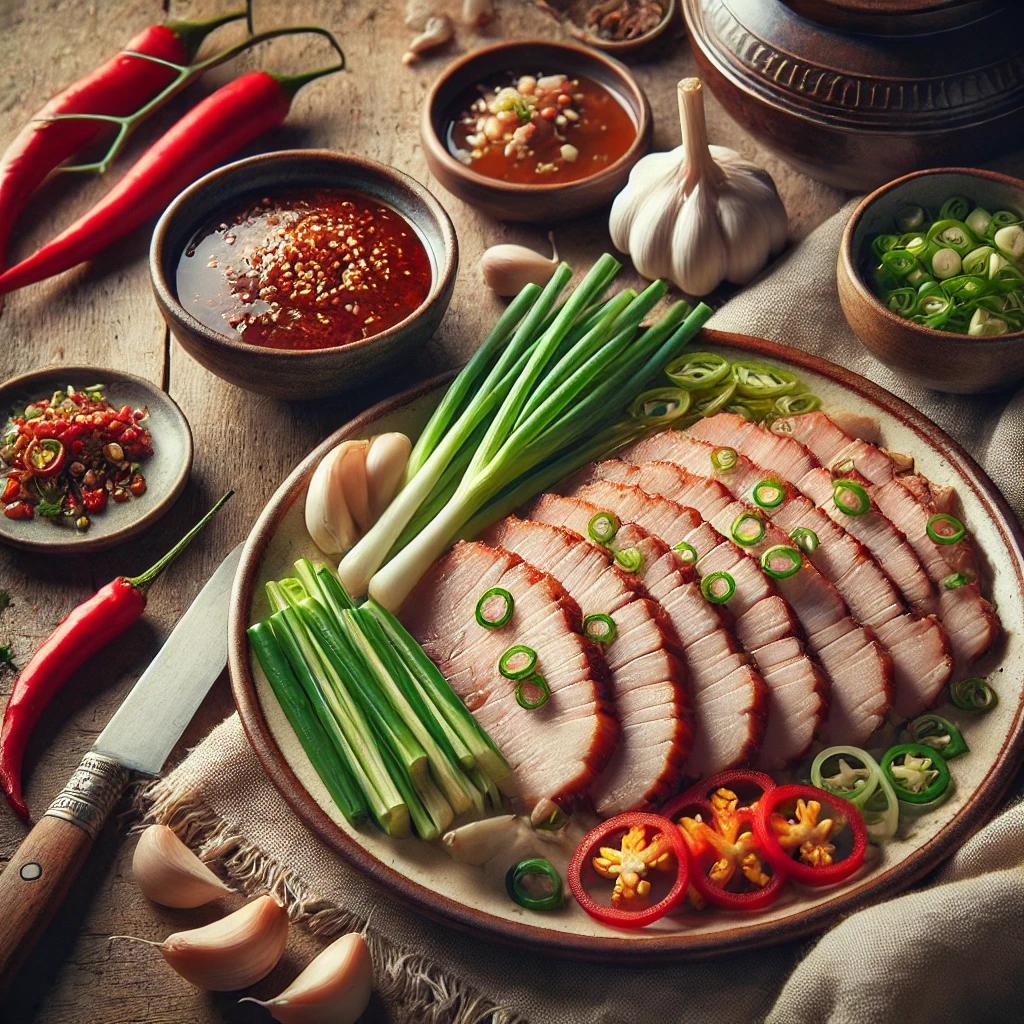 돼지고기수육 재활용