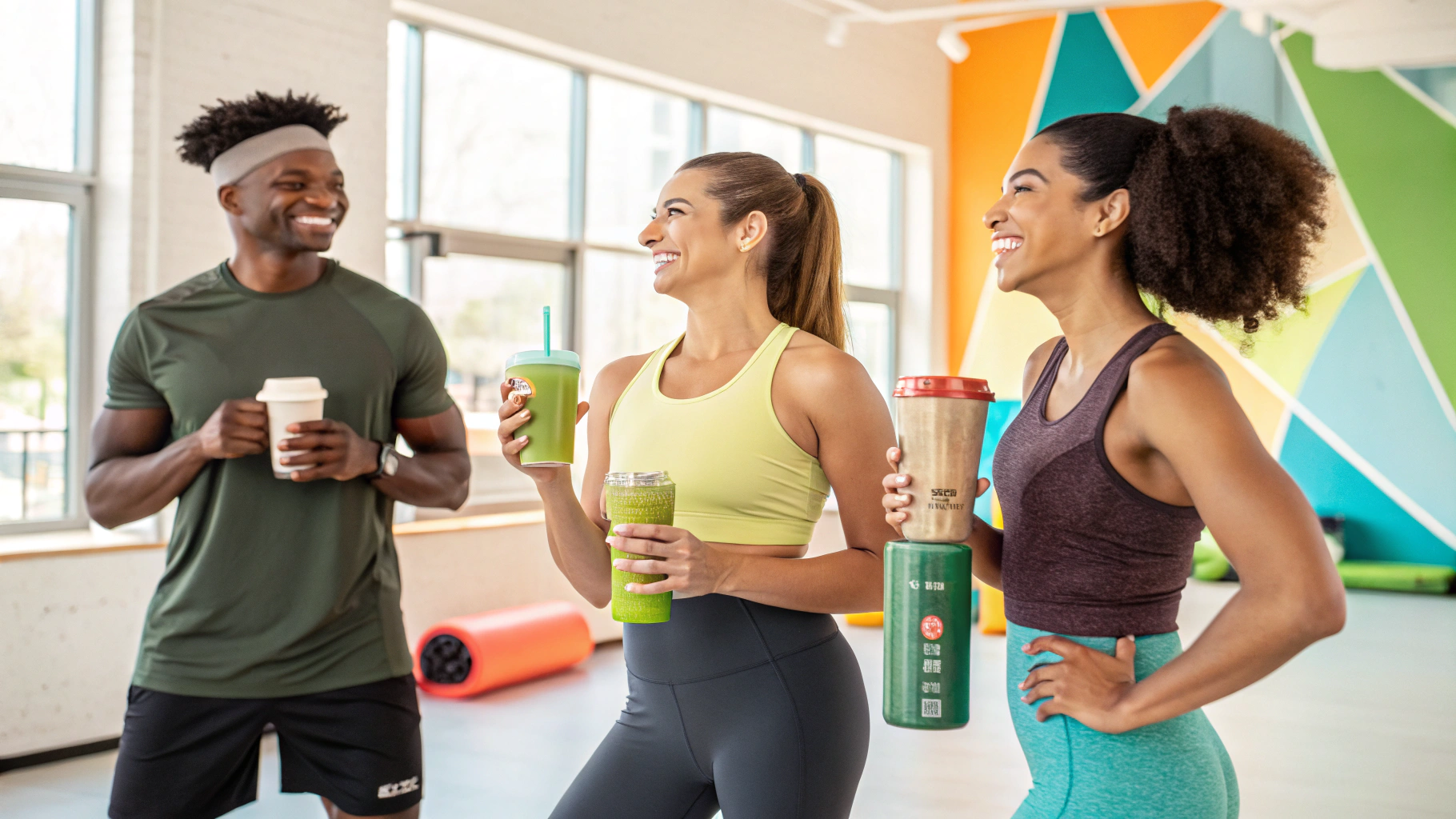 운동 전후 커피·녹차·에너지 드링크