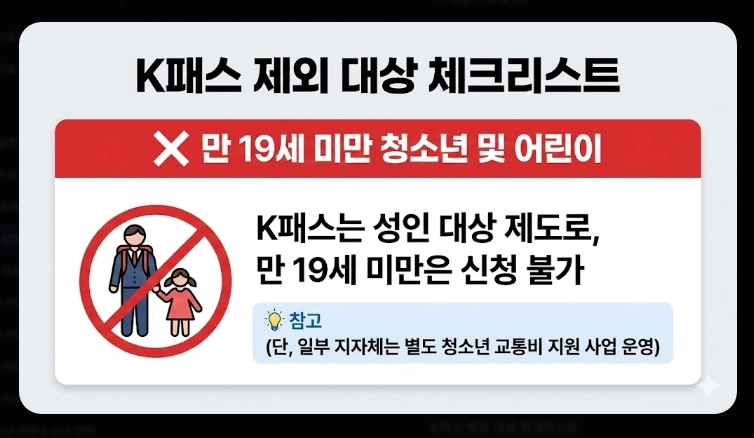 2026 K패스 신청 대상(제외, 조건, 지역)(+방법)