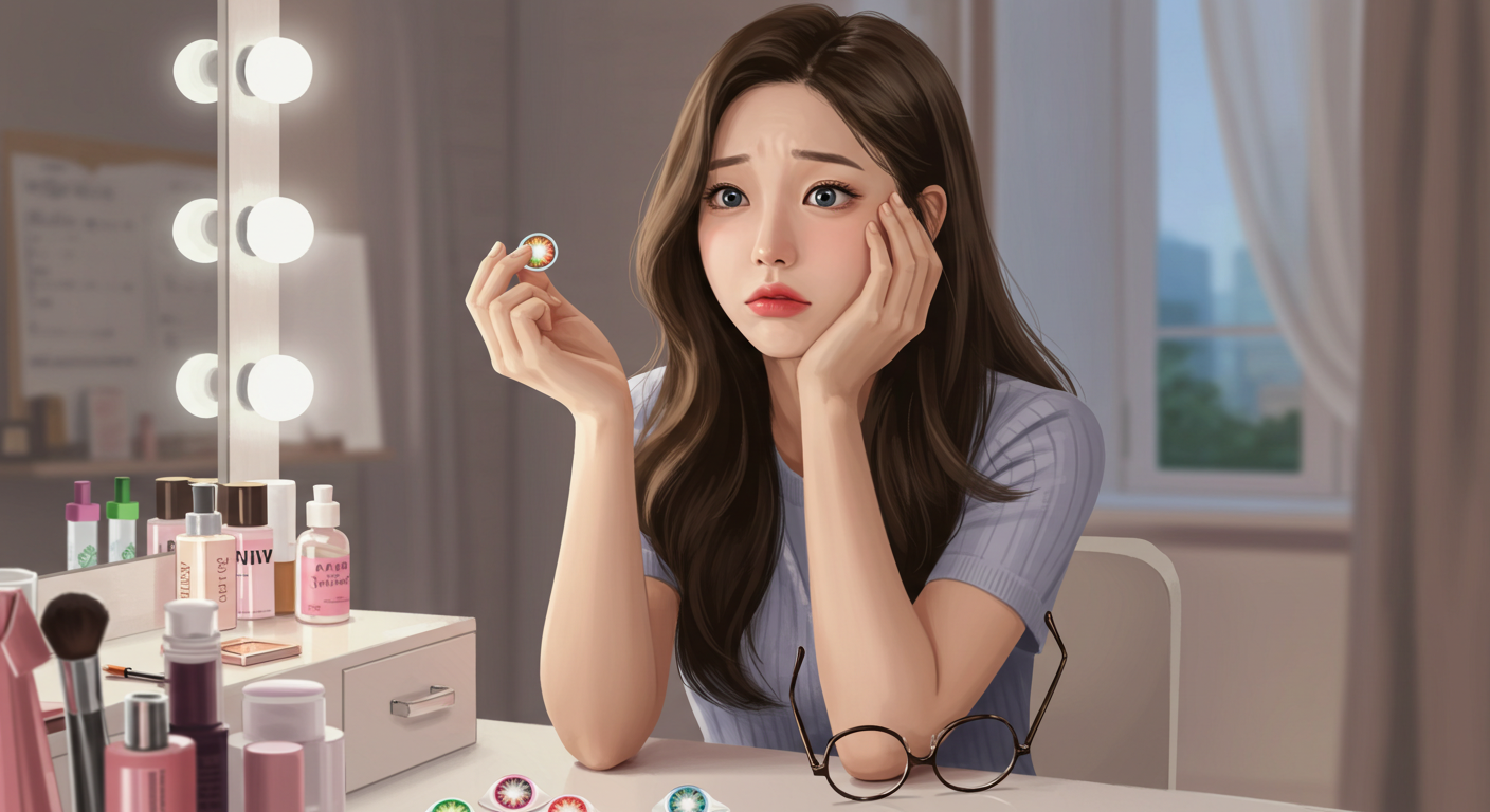 안경 대체&amp;#44; 패션 렌즈 