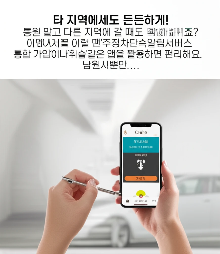 남원 주정차 단속 알림 서비스 신청 ..