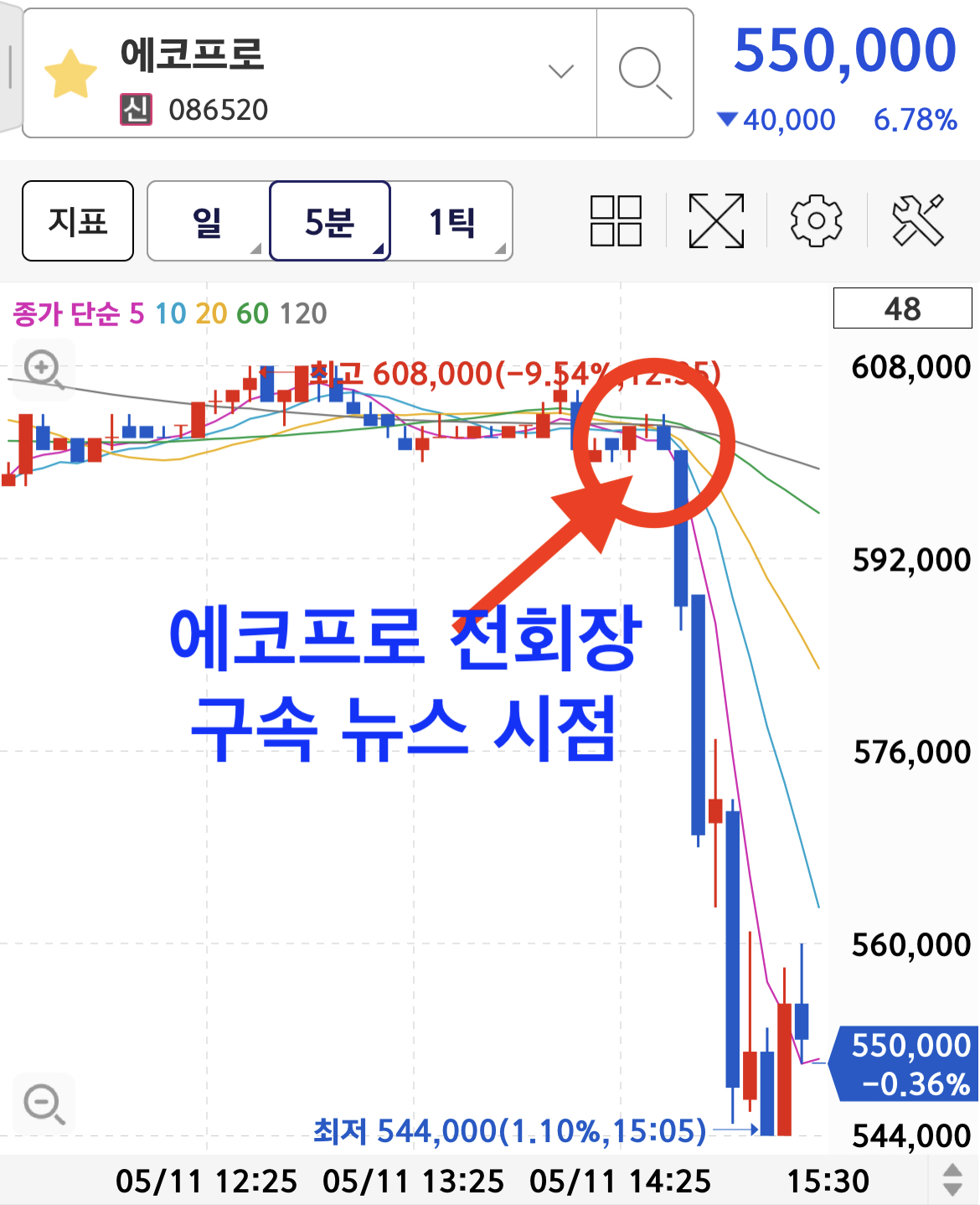 에코프로주가흐름