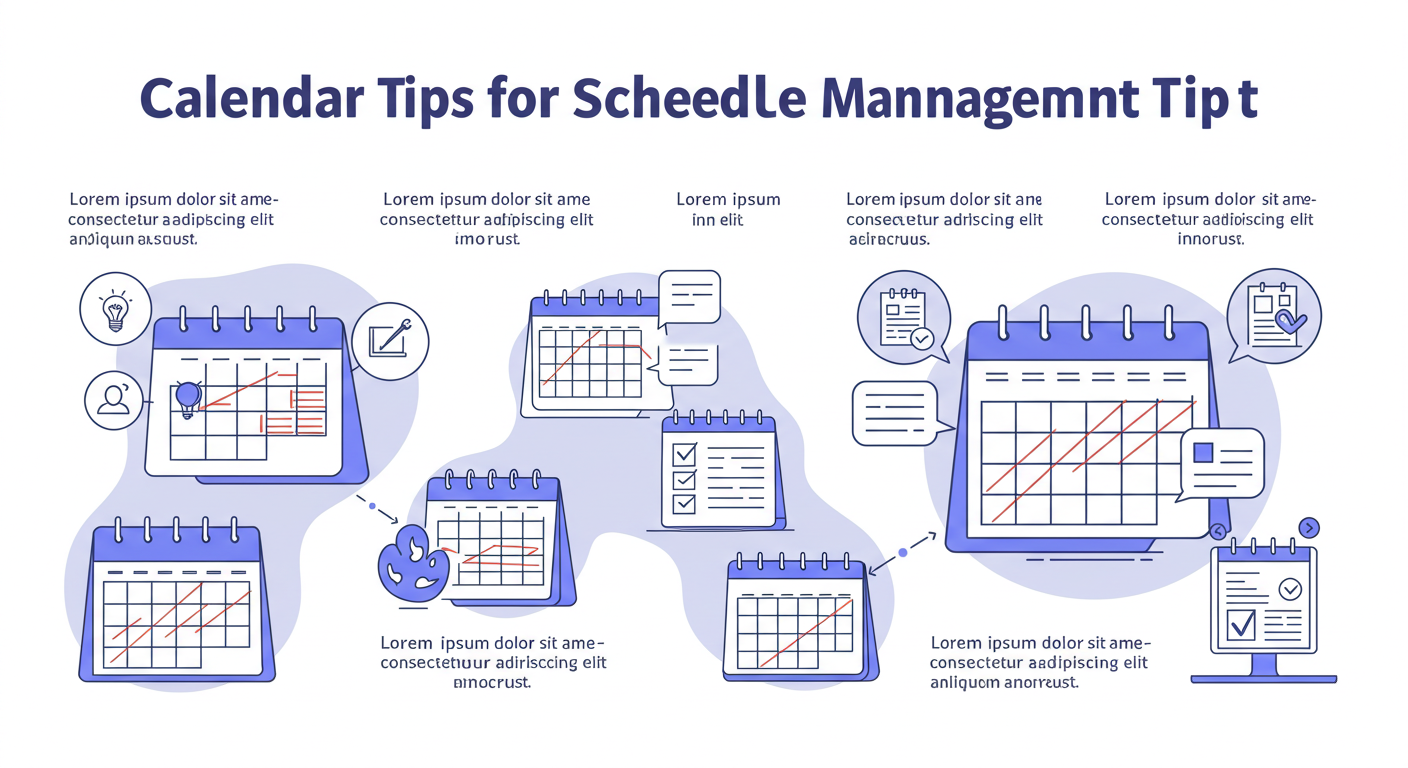 효율적인 일정 관리를 위한 캘린더 사용 팁