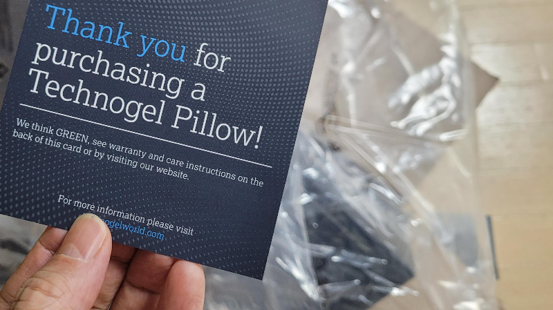 테크노젤 베게(10) - 제 손이 테크노젤 홈페이지 주소를 가려버렸습니다.