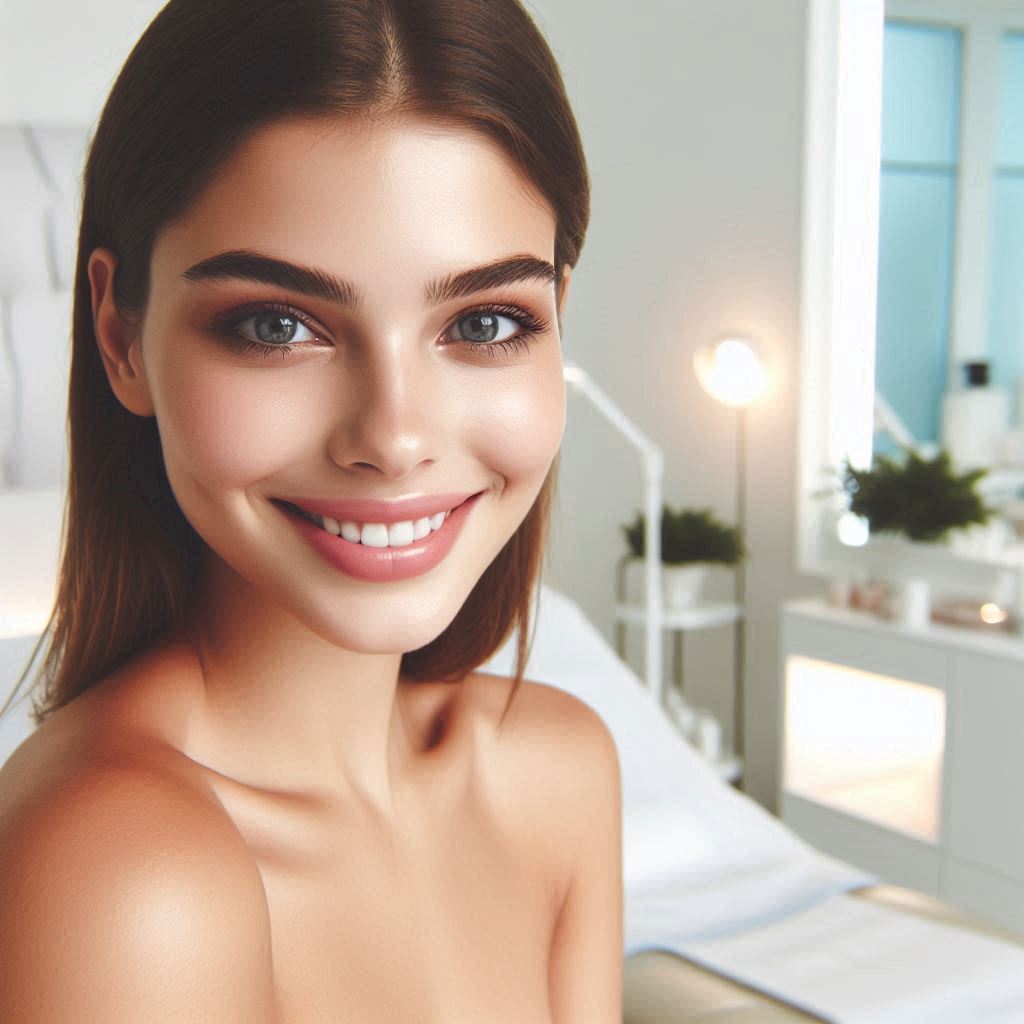 피부,체형관리 샵 배경