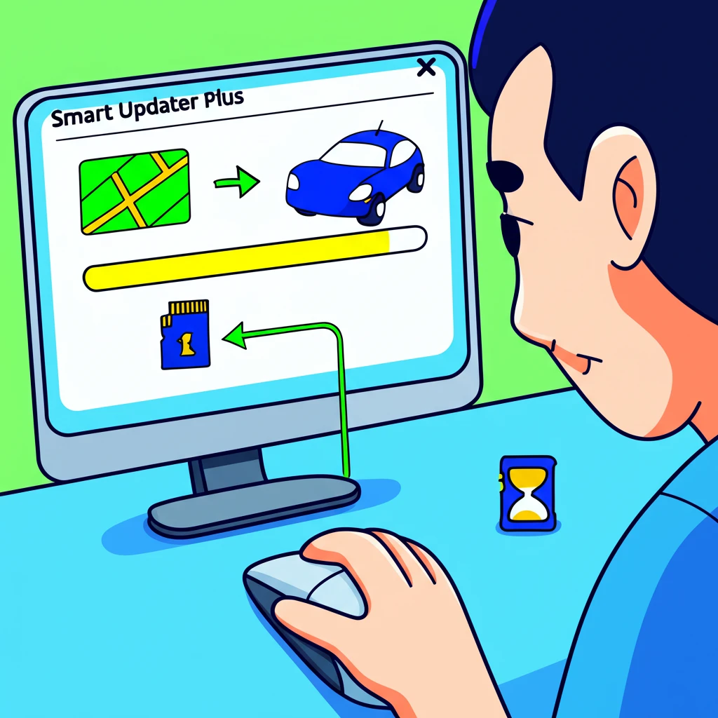 그랜드 스타렉스 순정 네비 업데이트 ..