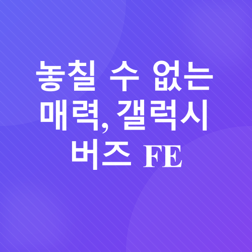 갤럭시 버즈 FE 후기_2