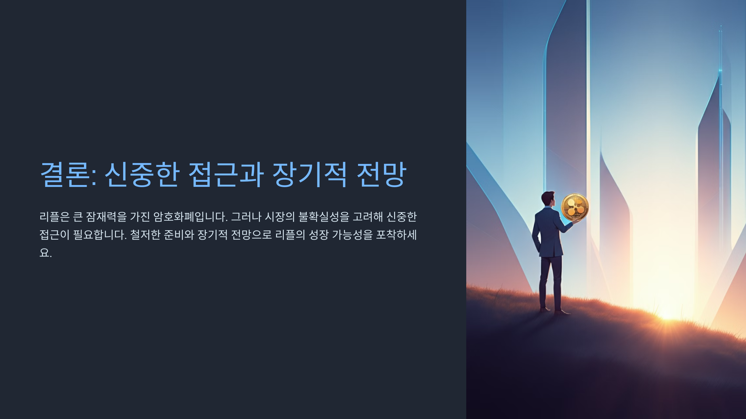 결론: 신중한 접근과 장기적 전망