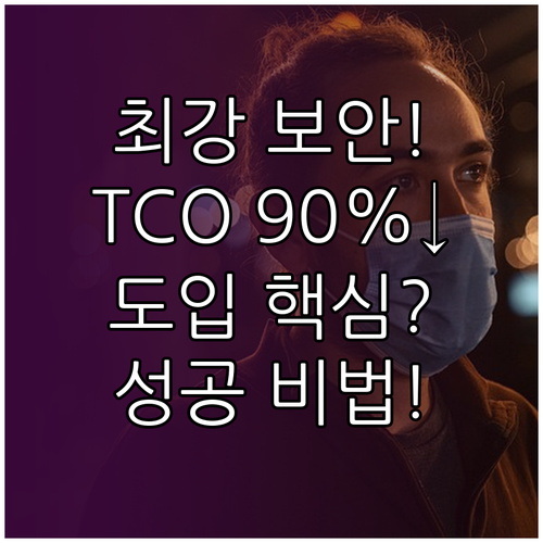 최적의 메일 보안 솔루션 TCO 절감..