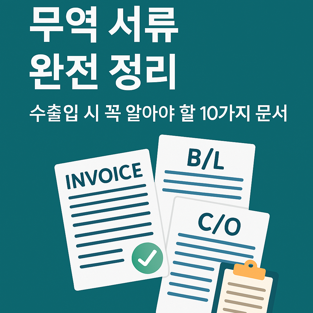 무역서류 10가지