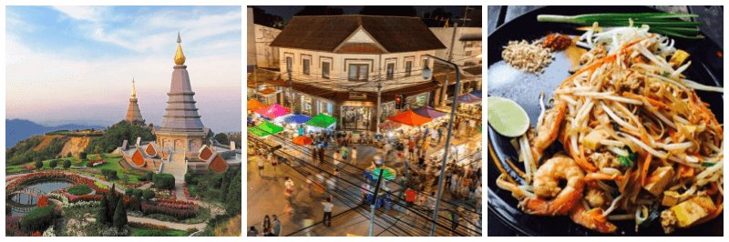 치앙마이, 올드타운, 팟타이 사진