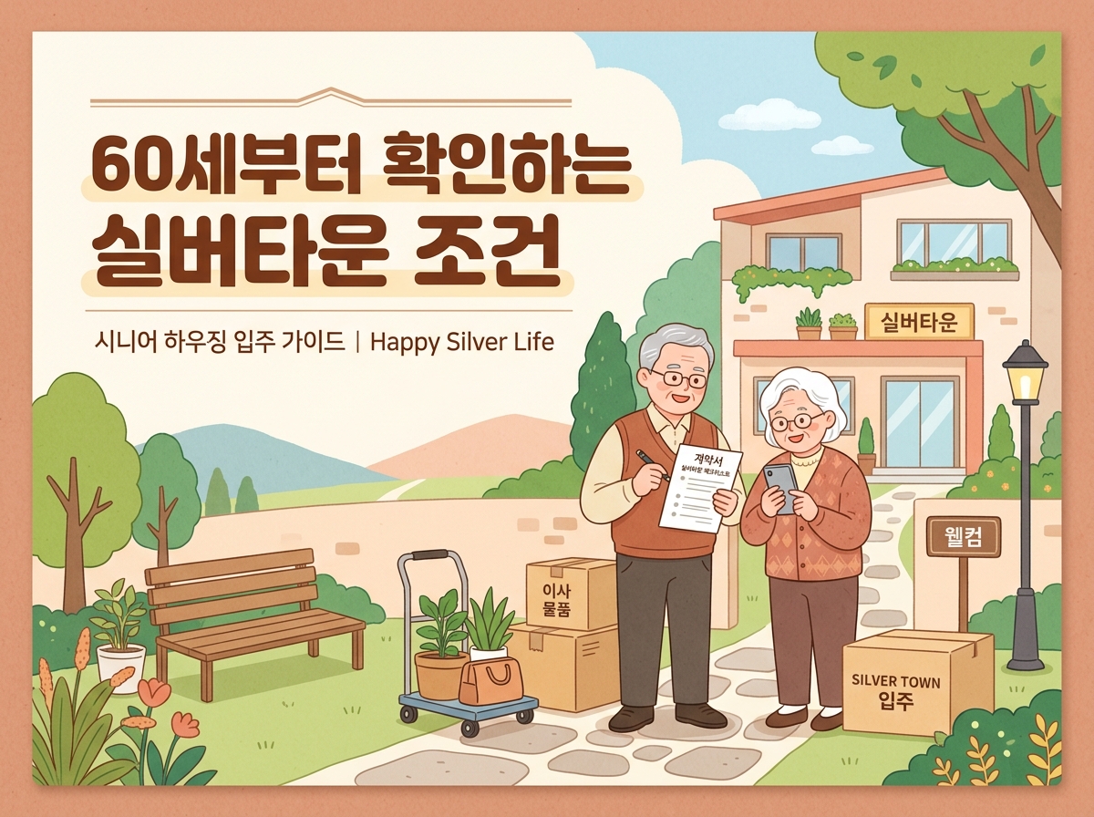 실버타운 입주조건