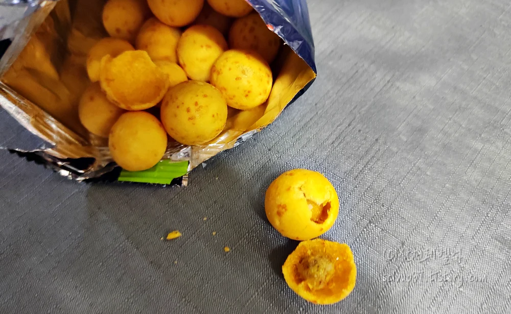 노가리 땅콩 단면