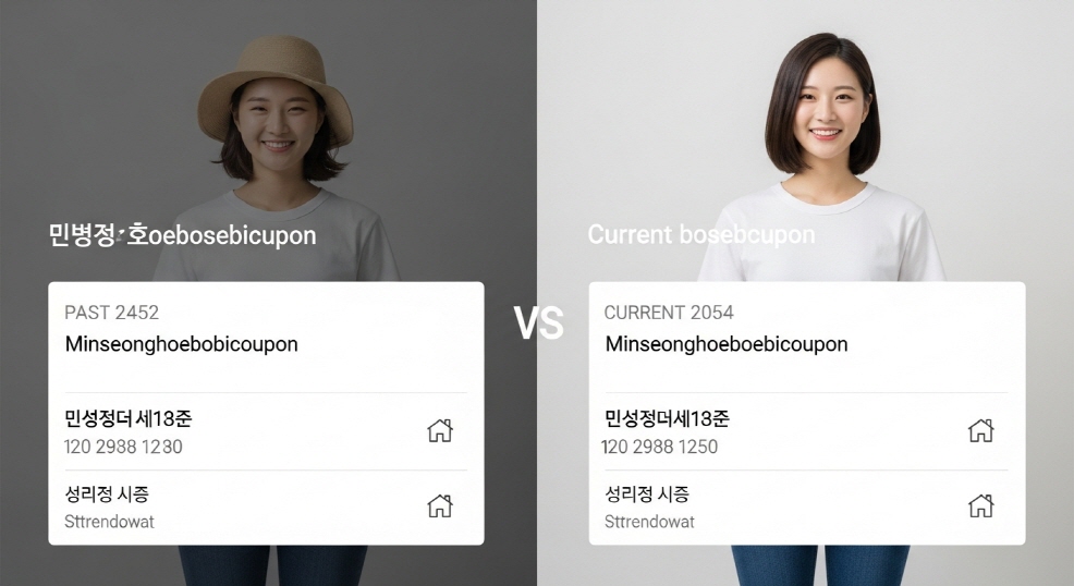 과거/현재 비교