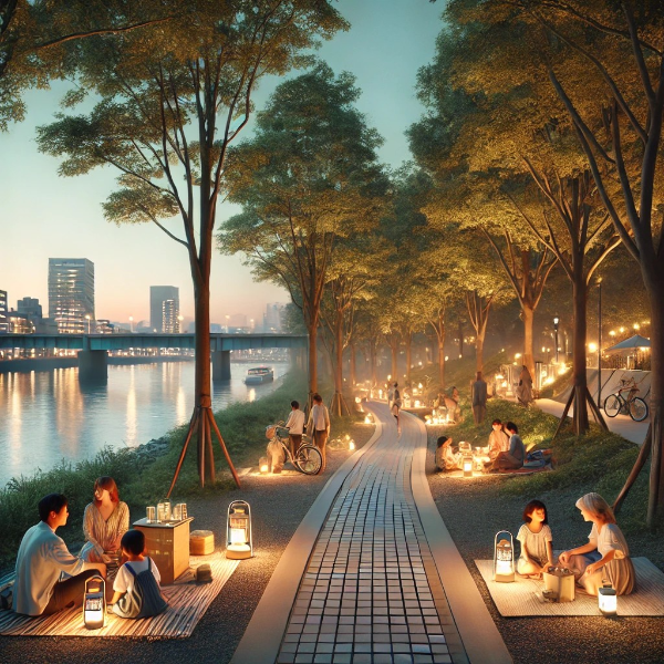 도심 속 아이들과 캠핑