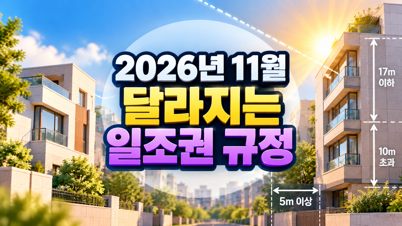 2026년 일조권 완화 규정 썸네일