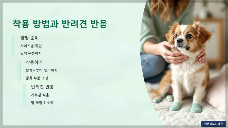 강아지 미끄럼방지 양말