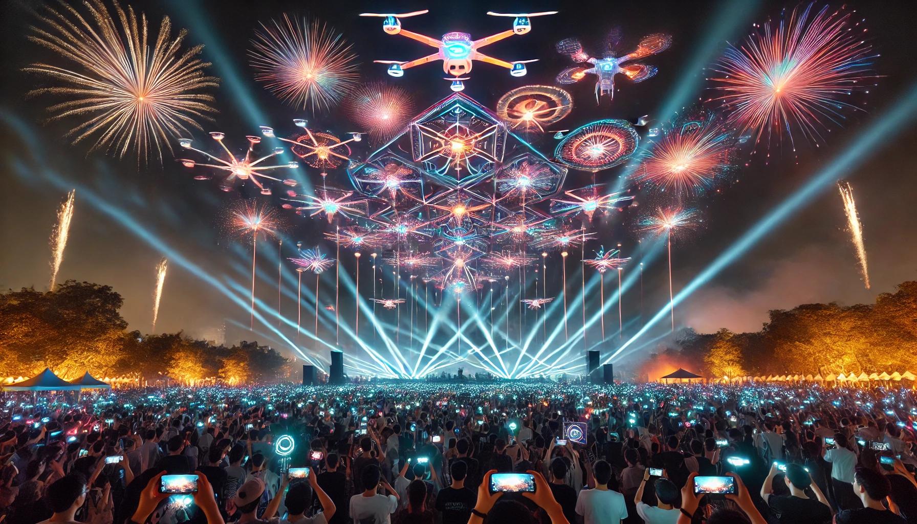 불꽃축제 드론쇼