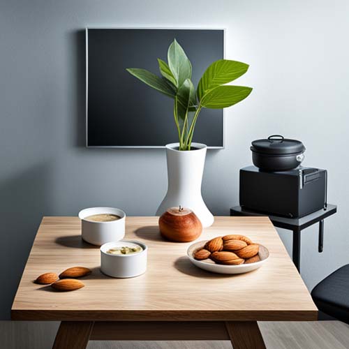 접시에-놓인-아몬드