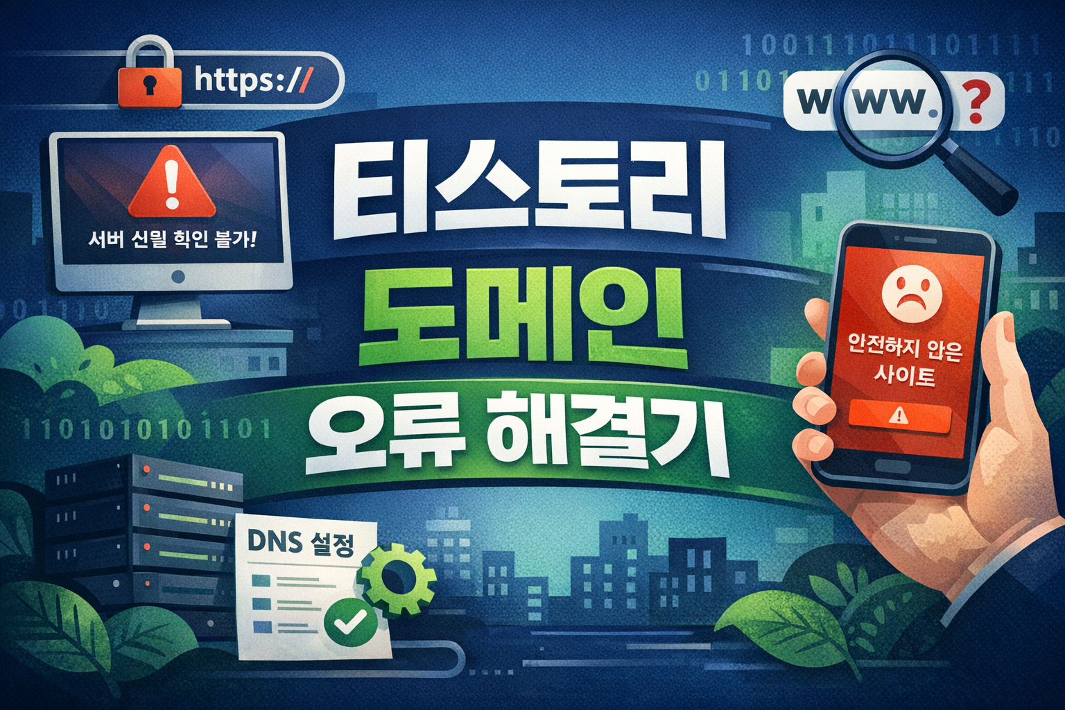 티스토리 도메인 오류 해결 방법