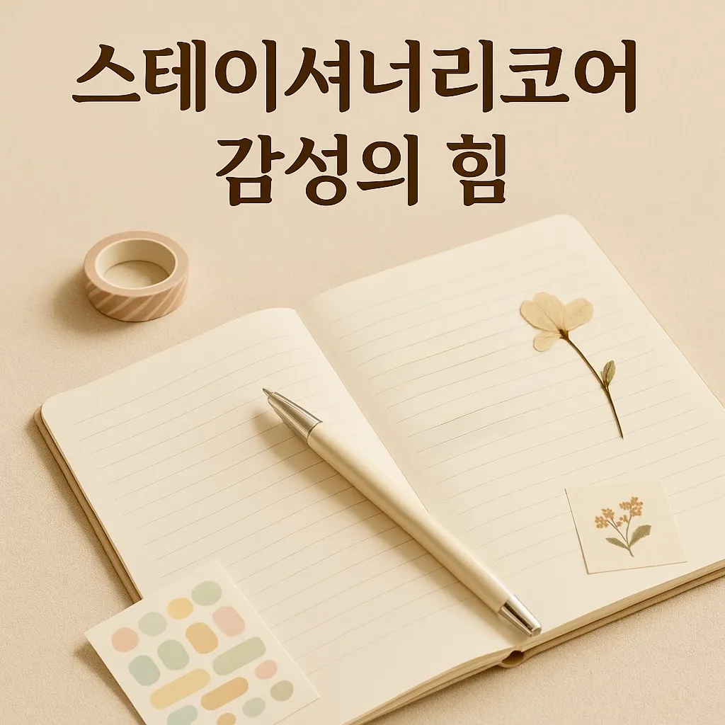 스테이셔너리코어 감성 문구 추천