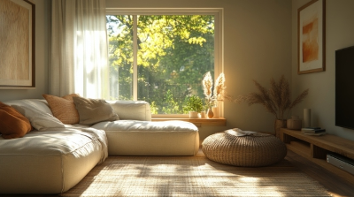 부모님 세대의 반복된 일상과 안정적인 생활 기준을 보여주는 차분한 집 안 풍경