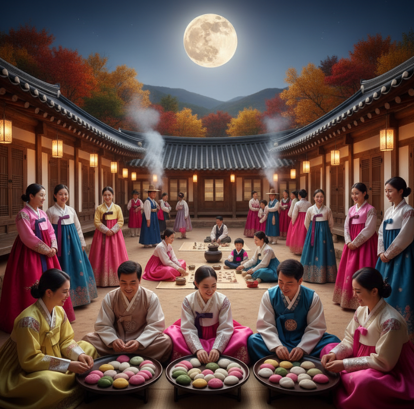 추석의 대표적인 전통 풍습