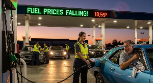 국제유가 급락인데 기름값 그대로