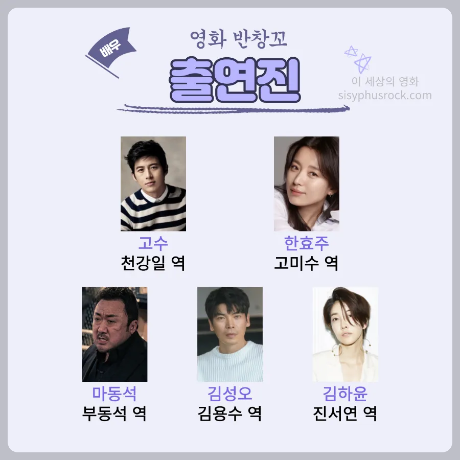 영화 반창꼬 출연진