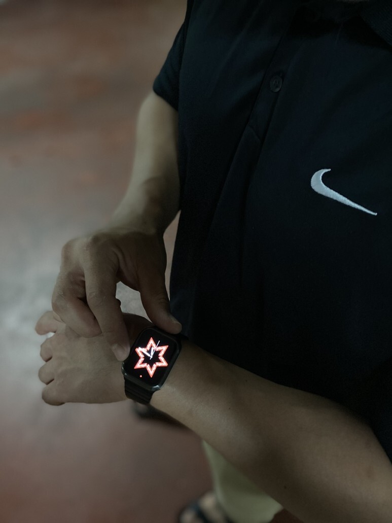 데일리 룩(오뭘입)_자라 헌팅캡, 나이키 카라티, 유니클로 하프 치노팬츠, 버켄스탁 샌들, 애플워치4, 남자데일리룩, OOTD